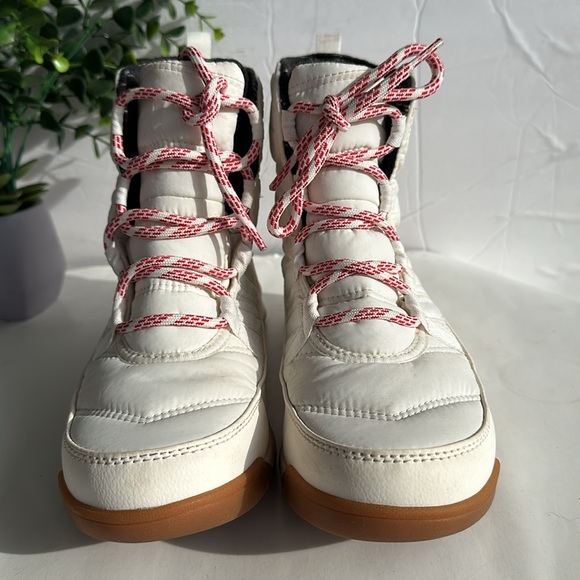 Sorel Whitney II Short Lace Boots-Blanc/Fawn- Sz 7.5 - Picture 5 of 16